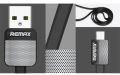 Remax RC-044i Lightning Fast Charging Metal Data Cable for iPhone Quick Charge.