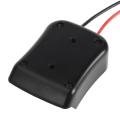 10.8V-12V Battery Mount Dock Power Connector with 14Awg Wires Connectors Adapter Tool for Makita Battery DIY, Black. 