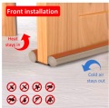 Best Door Bottom, Door Gap, Door Foam, Door Stopper Sealing Strip 42 Inch Long. 