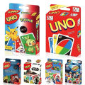 UNO FLIP! Pokemon Board Game Anime Cartoon Pikachu Figure Pattern Family Funny Entertainment uno Cards Games Christmas Gifts.