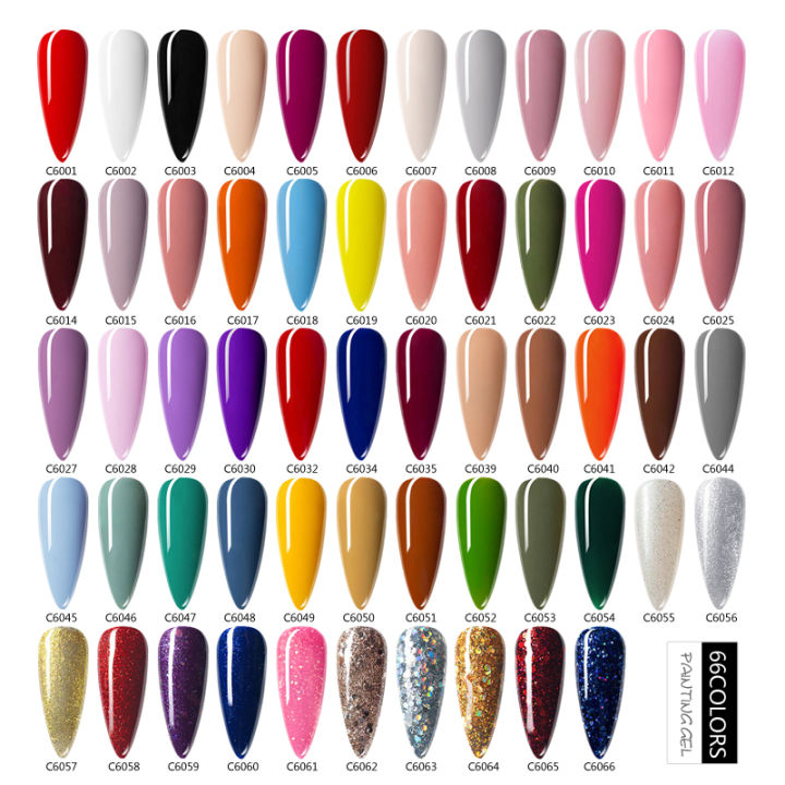 CHUNSHU%206pcs/kit%20Painting%20Gel%20Nail%20Gel%20Polish%20Professional%205ml%20Nail%20Paint%20Color%20Gel%20Polish%20For%20Nails%20Art%20Soak%20Off%20UV%20LED%20Varnish%20-%20Image%205