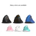 (COD) DELUX M618Mini Colorful Wireless Luminous Vertical Mouse Bluetooth Rechargeable Vertical Mouse. 
