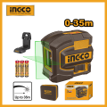 INGCO Self-leveling line laser With With horizontal and vertical line function HLL156601. 
