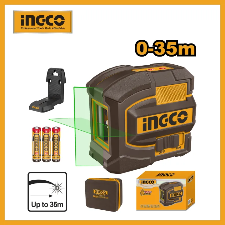 INGCO Self-leveling line laser With With horizontal and vertical line function HLL156601