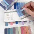 Morandi Sticky Tabs Book Tabs for Annotating Books Aesthetic Index Tabs Sticky Notes, Page Markers, Translucent, Writable, Repositionable, for Classify File, Filing Products Supplies. 