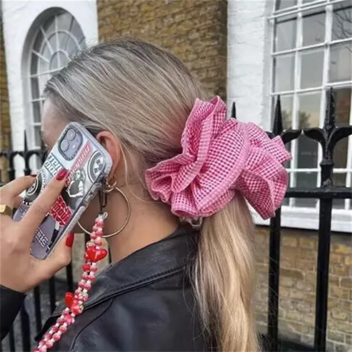 Lattice%20Hair%20Scrunchies%20Flower%20Design%20Four%20Layer%20Cotton%20Cotton%20Hair%20Bands%20Fashion%20Hair%20Ties%20for%20Soft%20Texture%20%20Versatile%20Gentle%20on%20Hair%20Decorative%20-%20Image%204