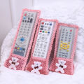 1 Pcs TV Remote Control Cover Air condition Remote Control Cover Textile Protective Bag Doll Disgne. 