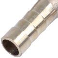 8mm T Shape Air Gas Fuel Water Gasoline Hose Joiner Pipe Connector - brass tone. 
