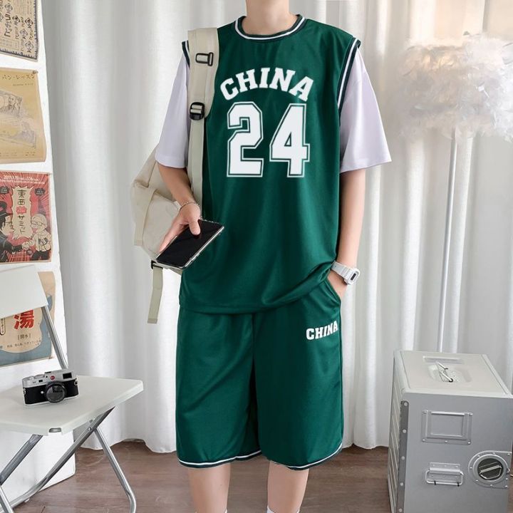 Sleeved%20Basketball%20Jersey%20Ice%20Silk%20Sports%20Suit%20Breathable%20Quick-Drying%20Loose%20Large%20Size%20Unisex%20Style%20Team%20Uniform%20National%20Fashion%20Shorts%20-%20Image%207