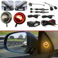 BSD Car Blind Spot Detection System Ultrasonic Sensor Radar Blind Spot Warning Monitor System Assist Lane Changing Reversing Set. 