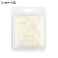 100pcs False Nail Tips Piece Brown White Replace Nail Art Tips For Hand Practice Model Showing Shelf Training Manicure DIY Tools. 