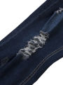 2021 Men's Stretch Skinny Ripped Jeans, Super Comfy Distressed Denim Pants with Destroyed Holes.