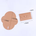 DIY Love Letter Handmade Envelope Love Button Paper Envelopes Kraft Paper.