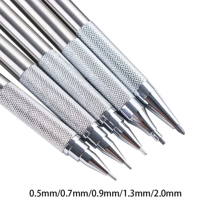 Stainless%20Steel%20Mechanical%20Pencil%200.3/0.5/0.7/0.9/1.3/2.0/3.0mm%20Mechanical%20Automatic%20Pencil%20for%20Students%20Drawing%20Propelling%20Pen%20-%20Image%203