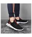 New - Sup: Fancy Black With Red Running Shoes For Men. 