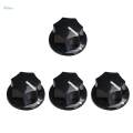 4xEffect Pedal Knob Cap Cover Protection for Guitar Tone Volume Control Parts.