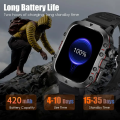QX11 Smart Watch 1.96 Inch Large Screen HD Bluetooth Call SOS Voice Assistant Assistant Women Sports Fitness Tracker Smartwatch. 