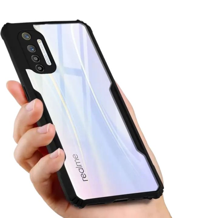 Transparent Realme Xt Back Pouch Realme XT Back Cover, Transparent