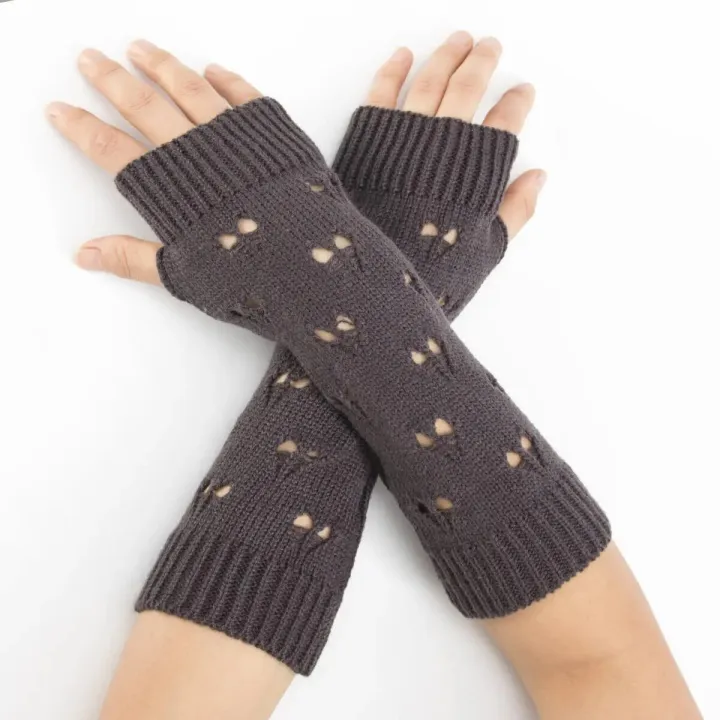 Knitted%20Winter%20Fingerless%20Gloves%20for%20Women%20Y2K%20Cute%20Long%20Sleeve%20Gloves%20Solid%20Color%20Hand%20Arm%20Warmer%20Clove%20Girls%20-%20Image%204