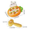 Cute Rabbit Toddler Hammer Toy Parent-child Interactive Whack Mole Pounding Game Early Educational Development Toy For Kids.