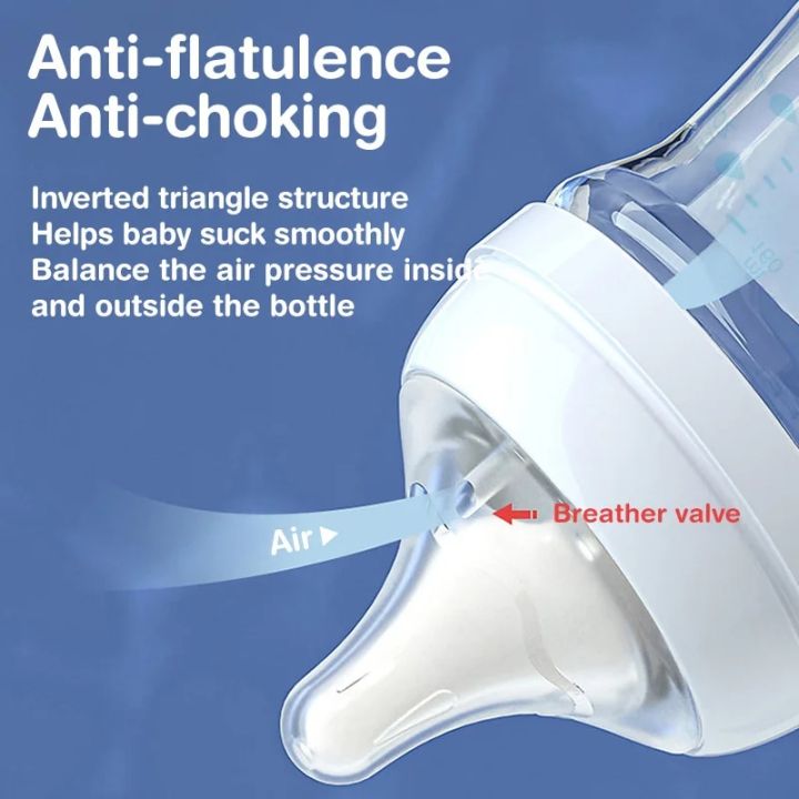 Dr.isla%20Anti-Choke%20Baby%20Bottle%20Newborn%20Glass%20Bottles%2090/160ML%20Anti-flatulence%20Milk%20Feeding%20Bottles%20Infant%20BPA%20Free%200-3%20Month%20-%20Image%203