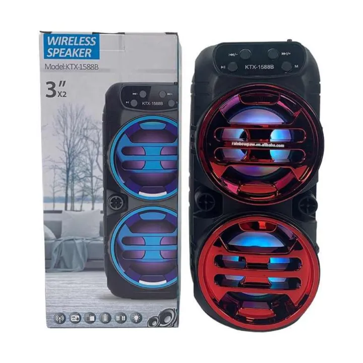 KTX-1588B%20Bluetooth,%20USB,%20TF%20Card%20Supported%20Speaker%20With%20FM%20Radio%20&%20Lighting%20Effects%20-%20Image%203