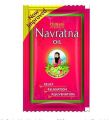 Indian Navratna Herbal Hair Oil Pack of 24 - Per Sachet 2.7ml (Matha Thanda Rakhe). 