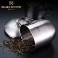 Stainless Steel Office Cup With Lid And Handle Coffee Tea Mug Thickening SUS304 Body Portable Water Bottle Milk Cup Drinkware.