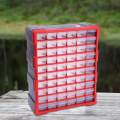 Parts Hardware Storage Box Cabinet with 60 Drawer Desktop or Wall Mount Nuts Bolts Container for. 