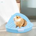 Rabbit Litter Pet Pan Hamster Cage Toilet Galesaur Potty Corner Toilet.
