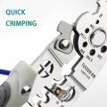 New 2024 Wire Stripper Industrial Grade Multifunctional Crimper Cable Cutter Stainless steel Electric Tool Pliers. 