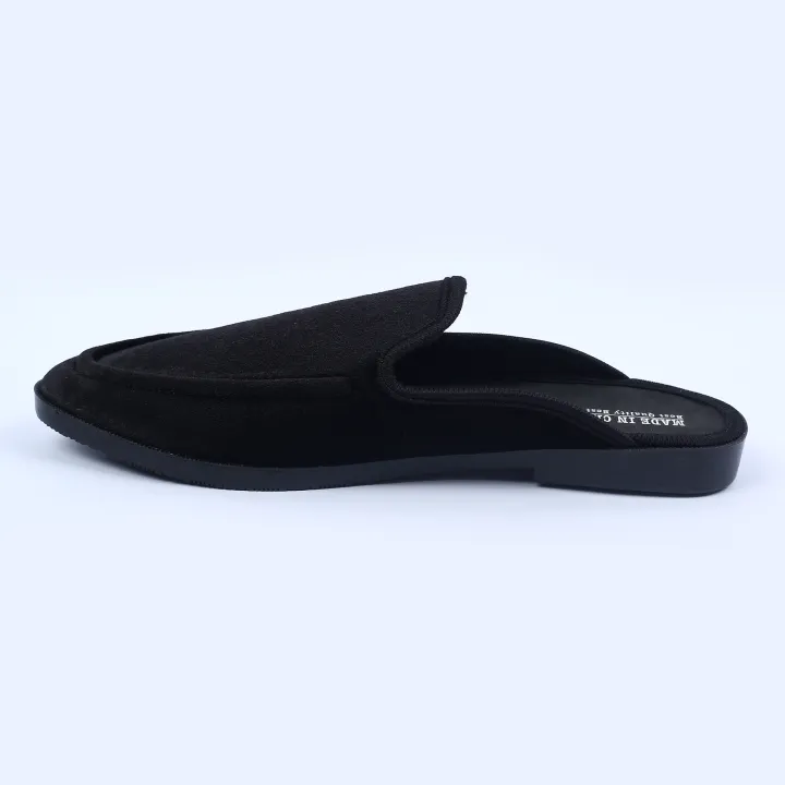 MARVEL%20FASHIONS%20NEW%20Fashionable%20Velvet%20Half%20Shoe%20For%20Men%20Black%20-%20Image%203