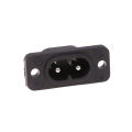 C8 Male Power Socket Female Plug Power Outlet Embedded Electric Connector 35mm*15mm AC 2.5A 250v 8-shaped Plug Socket. 