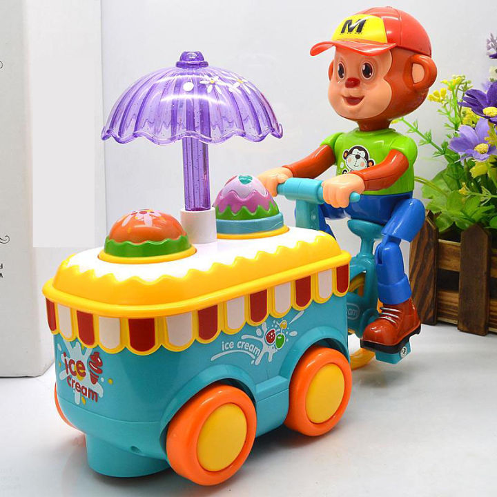 Kids Ice Cream Car Toy With Light Music - Baby Toys