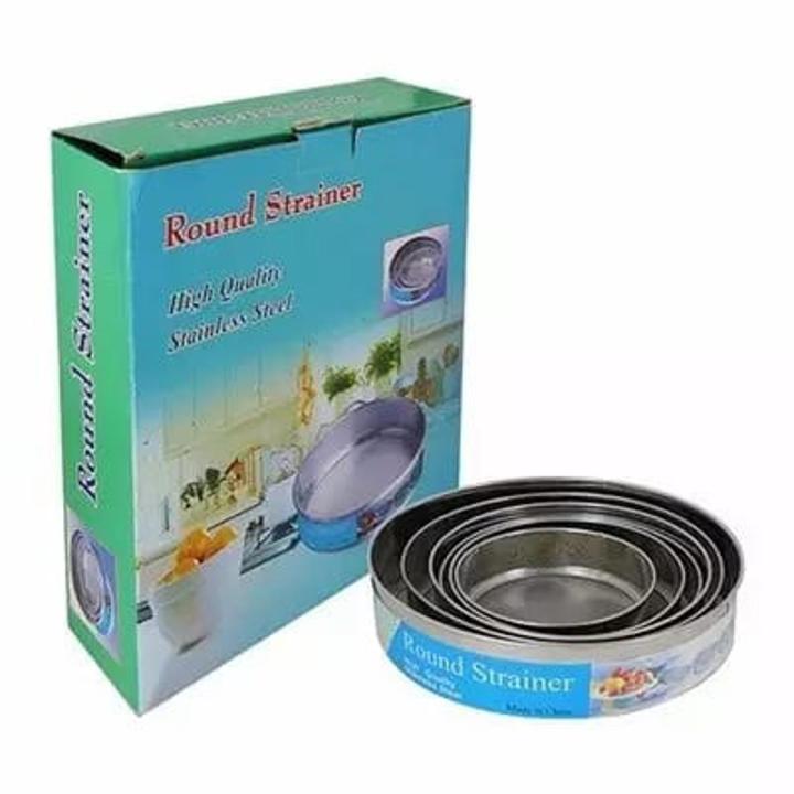 Round Strainer 6 Piece Set (Stainless Steel)