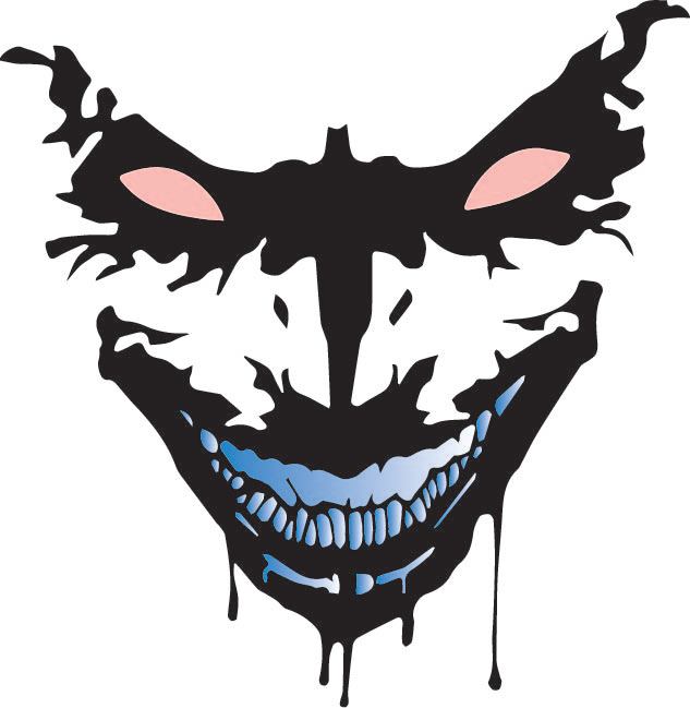 Ghost Headlight Stiker For Bike (8.5*7.5inch)