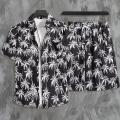 Beach Clothes For Men 2 Piece Set Hawaiian Shirt and Shorts Set Men Fashion Clothing Printing Casual Outfits Summer Beachwear. 