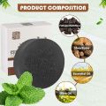 Polygonum Multiflorum Anti-mite Oil Control Hair Soap Deep Cleaning White Hair Turns Black Thicker Dandruff Removal Repair Moisturize Damaged Hair Handmade Soap. 