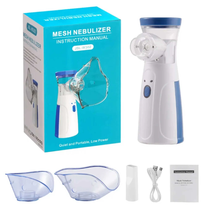 Mesh Portable Nebulizer - Handheld Mesh Atomizer Machine for Home Daily Use, Ultrasonic Nebuliser Personal Inhalers