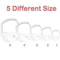5 PCS/Set Beard Shaper Goatee Mustache Grooming Tool Transparent Face Hair Styling Template for Man Beard Shape Styling Tools.