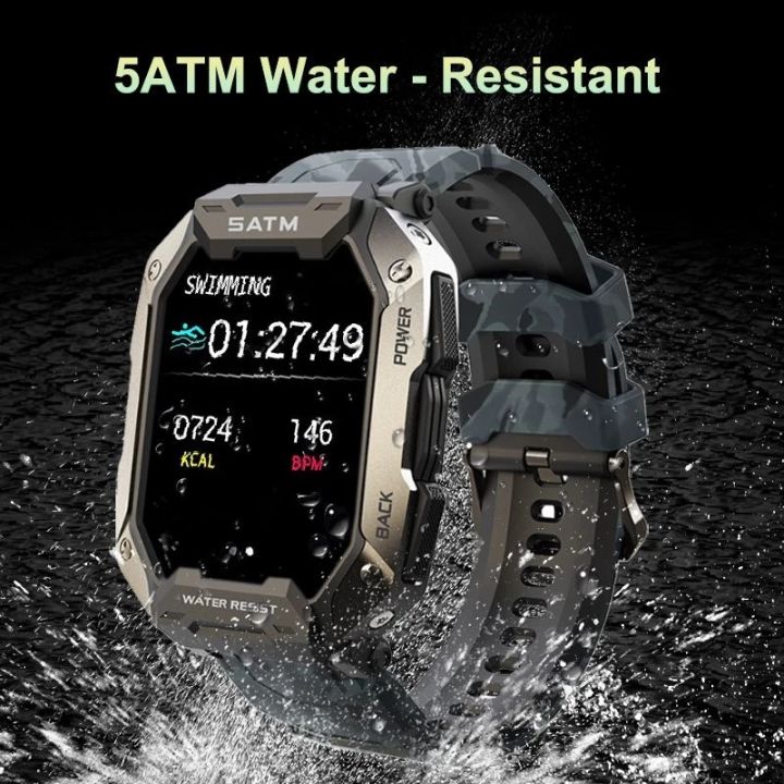 Original%20C20%20Military%20Smart%20Watch%20Men%20Camouflage%20Army%20Outdoor%20IP68%205ATM%20Waterproof%20Sports%20Heart%20Rate%20Blood%20Oxygen%20Smartwatch%20-%20Image%203