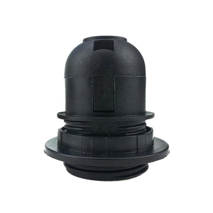 【VisioN Shop】Lamp Holder Black White ES E27 M10 Light Bulb Lampshade Collar Lighting Accessories