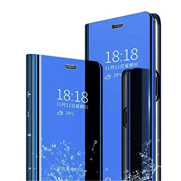 Mirror%20Flip%20Case%20For%20Samsung%20Galaxy%20A31%20Luxury%20Clear%20View%20PU%20Leather%20Cover%20-%20Image%204
