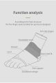 AONIJIE Merino Wool Sports Toe Socks Women Men Woolen Mini-Crew Five Finger Socks Quarter Toe Socks For Trail Run Marathon E4823.