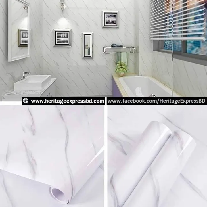 300x60cm%20%20White%20%20Marble%20Vinyl%20Contact%20Paper%20Decorative%20Self%20Adhesive%20Shelf%20Liner%20Waterproof%20Wallpaper%20Removable%20Peel%20and%20Stick%20Vinyl%20Size%20:%20120''%20x%2024''%20inches%20-%20Image%203