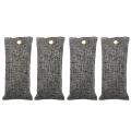 4 Pack Air Purifying Bag Charcoal Bag Odor Eliminator Fragrance Free Odor Absorber Captures and Eliminates Odors 75g. 