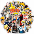 50Pcs Naruto Anime Stickers Pack | Waterproof PVC Stickers for Laptop, Phone, Luggage, Skateboard, Bike.