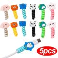 Cute Cartoon Universal Cable Protector Mobile Phone Charging Wire Port Protective Cover for Huawei Xiaomi Samsung Charging Cable.