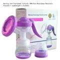 2 in 1 Breastfeeding Pump and Bottle Manual  Breastfeeding Milk Pump, Easy to Control Vacuum-1Set. 