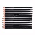12Pcs/lot Japan Black Pencil Colored Pencil Dermatograph K7600 Oil-Based Paper Wrapped For Tattoo Eyebrow Marker Paint Pencil Abandon Abandon. 